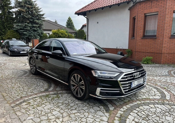 Audi A8 cena 310000 przebieg: 26000, rok produkcji 2021 z Leszno małe 466